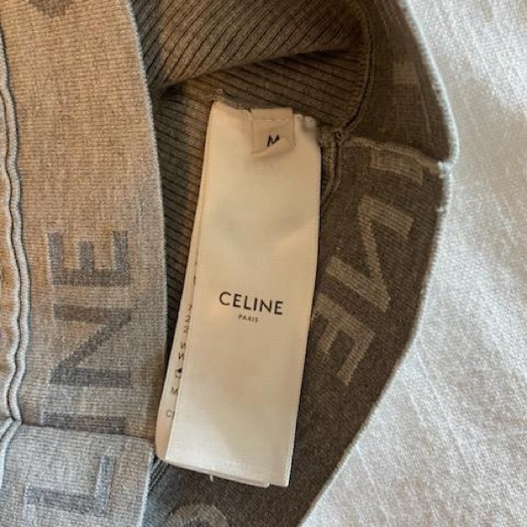 Celine Sports Bra in Athletic Knit Grey Sz M - Picture 2 of 4